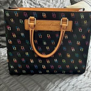 Dooney & Bourke Black Multicolor Purse